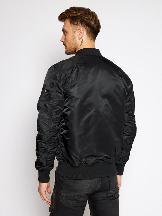 Alpha Industries Alpha Industries Kurtka bomber Ma-1 Vf 59 Long 168100 Czarny Slim Fit