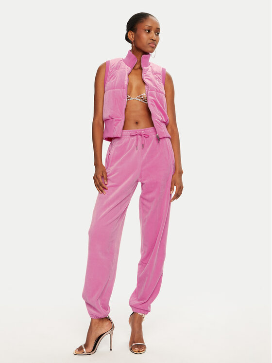 Juicy Couture Juicy Couture Donji dio trenerke Lilian JCWB121093 Ružičasta Regular Fit