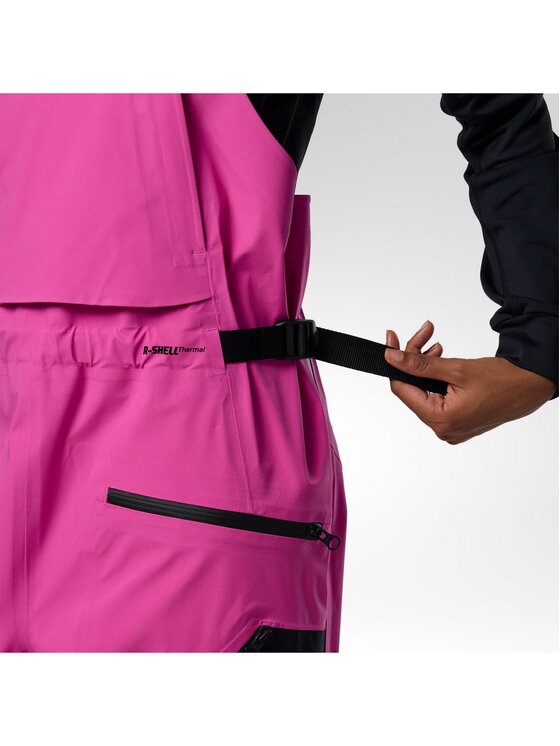 Rossignol Rossignol Spodnie narciarskie W Proclivity 3L Bib Pant Różowy Relaxed Fit