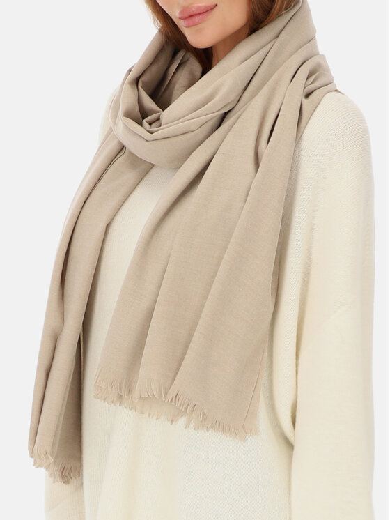 Potis & Verso Potis & Verso Szal GŁADKI Szary