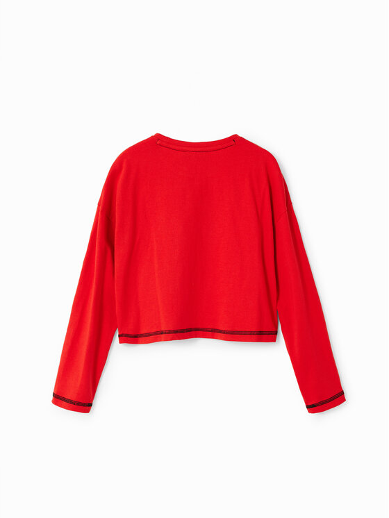 Desigual Desigual Blusa 23WGTK17 Rosso Regular Fit