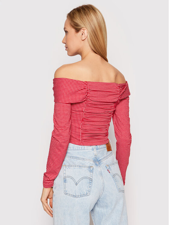 Blusa Zita W2GP31 KB450 Rosso Slim Fit