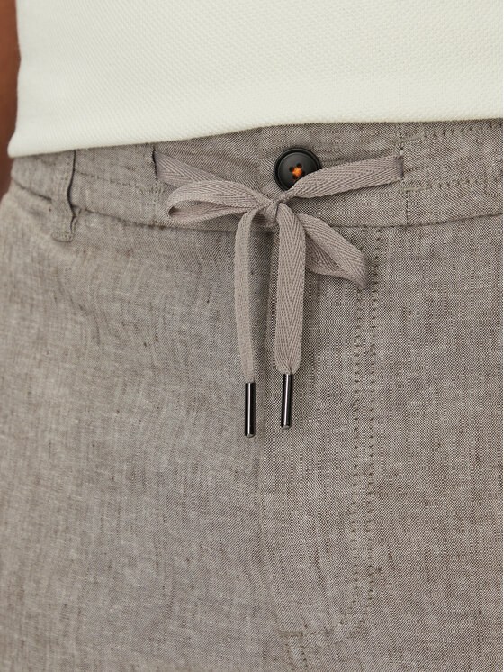 BOSS BOSS Kratke hlače iz tkanine 50536863 Bež Tapered Fit