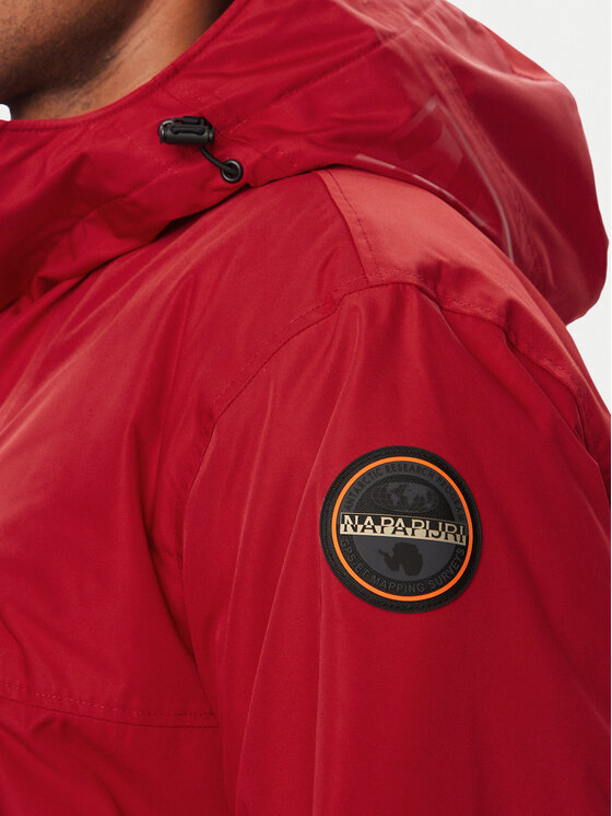 Napapijri Napapijri Анорак Rainforest Next NP0A4IB9 Червен Regular Fit