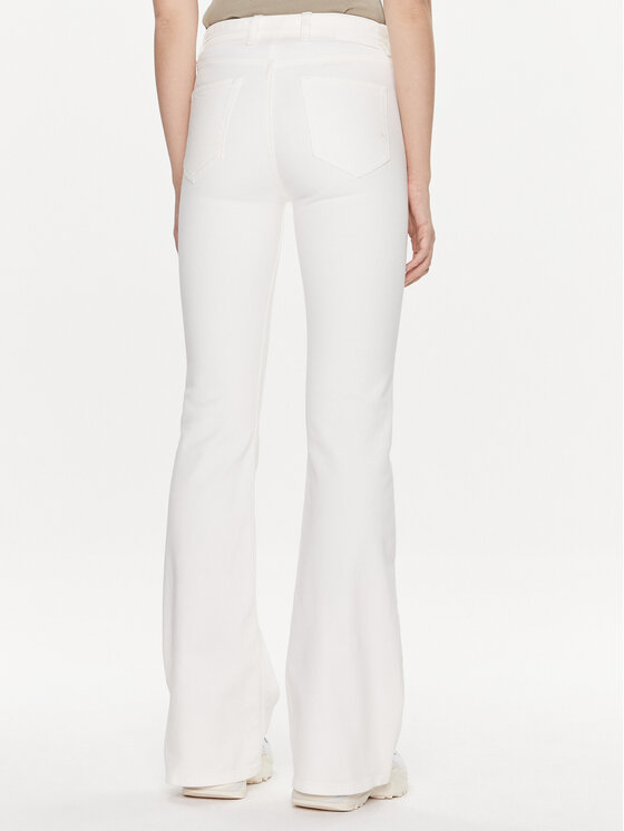 PINKO Pinko Teksad Flora 100166 A1JM Valge Regular Fit