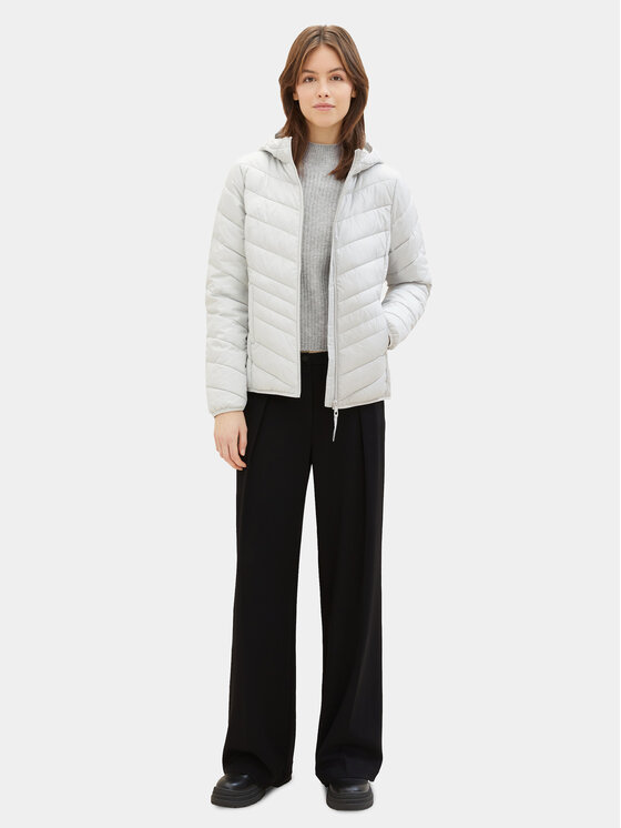 Tom Tailor Denim Tom Tailor Denim Демісезонна куртка 1035807 Сірий Regular Fit