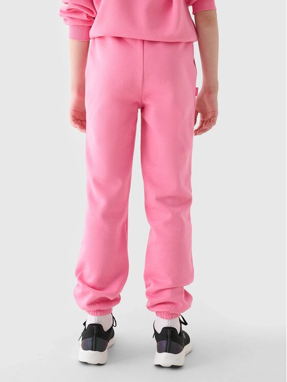 4F 4F Pantaloni da tuta 4FJRAW24TTROF1154-54S Rosa Regular Fit