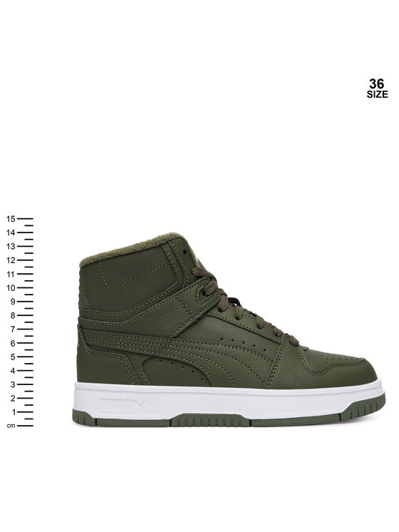 Puma Puma Tenisice Rebound Slam Mid Wtr Jr 40880302 Tamno zelena