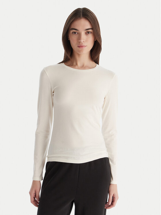 Hunkemöller Hunkemöller Bluză Soft 302728 Alb Slim Fit
