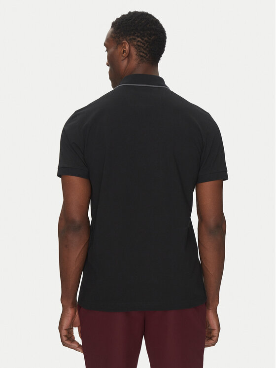 BOSS BOSS Poloshirt Philix Tape 50537489 Schwarz Regular Fit