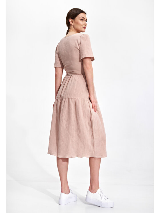 FIGL FIGL Φόρεμα M872 Μπεζ Regular Fit
