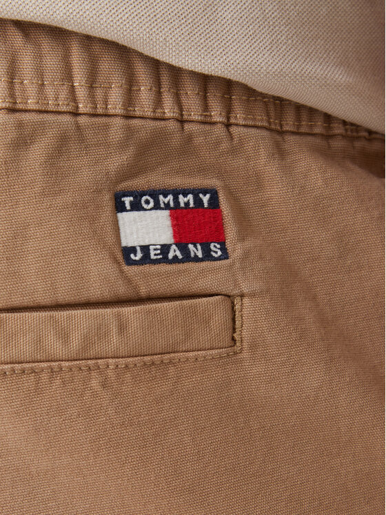 Tommy Jeans Tommy Jeans Joggers kalhoty DM0DM23102 Hnědá Regular Fit