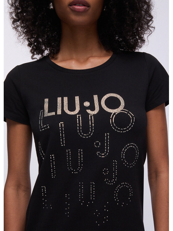 Liu Jo Liu Jo T-shirt VA6171JS003T9503 Nero Regular Fit