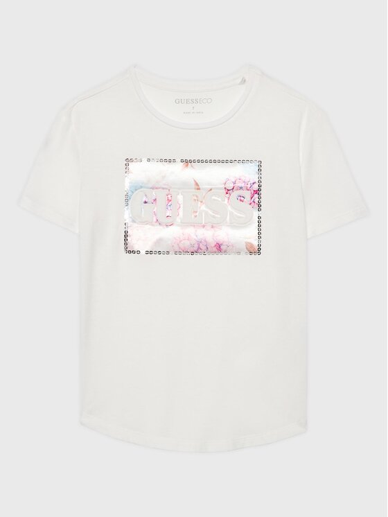 T-shirt J3RI29 KAPO0 Bianco Regular Fit