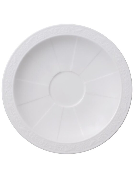 Villeroy & Boch Villeroy & Boch Spodek do filiżanki White Pearl Villeroy & Boch Biały