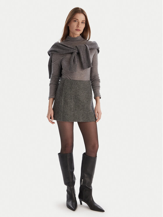 MAX&Co. MAX&Co. Мини пола Ozone 2526106104200 Сив Regular Fit