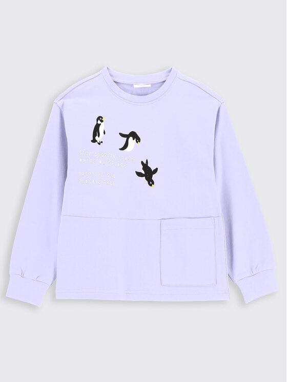 Coccodrillo Coccodrillo Sweatshirt ZC2132101WIK Violett Regular Fit