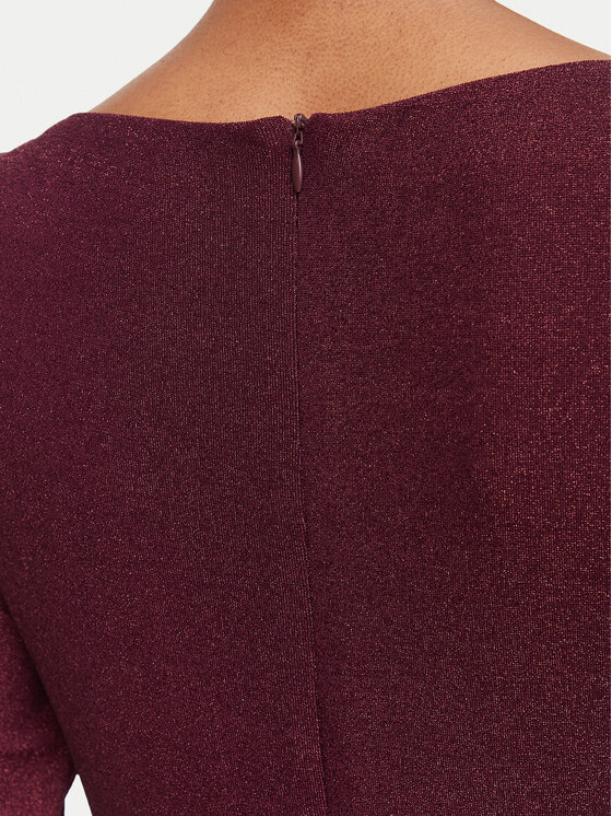Rinascimento Rinascimento Õhtune kleit CFC0130545003 Bordoopunane Regular Fit