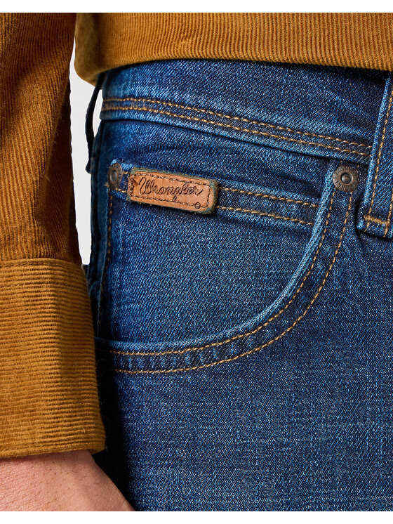 Wrangler Wrangler Jeansy TEXAS SLIM Niebieski Regular Fit