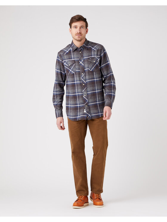 Wrangler Wrangler Jeansy TEXAS Brązowy Straight Fit