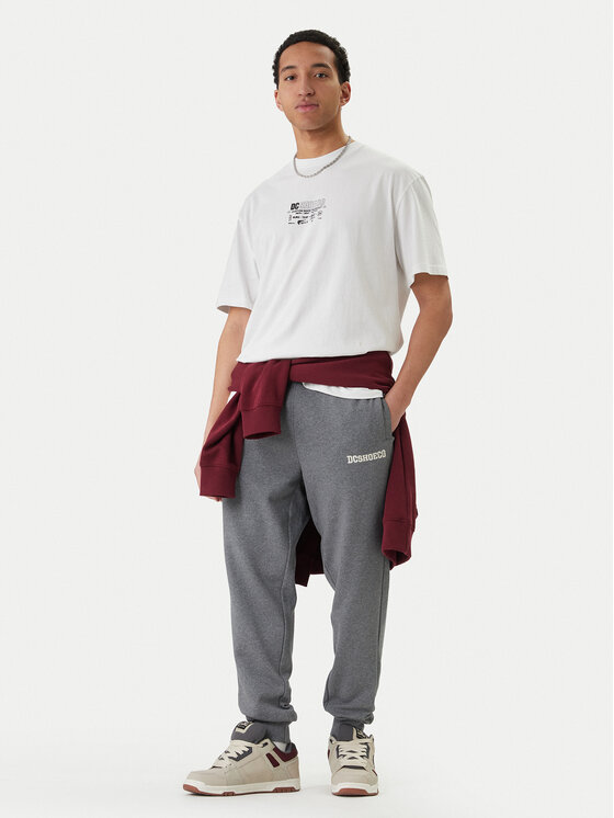 DC Shoes DC Shoes Pantaloni trening Baseline ADYFB03069 Gri Regular Fit