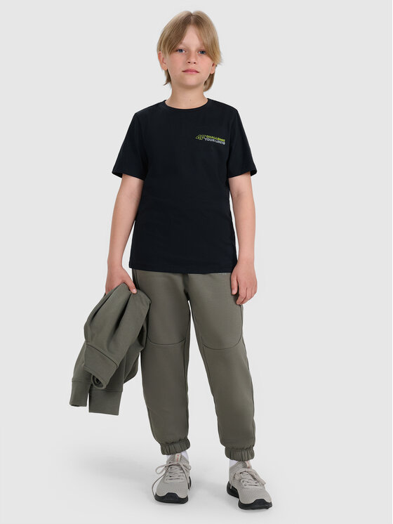 4F 4F T-Shirt URBAN COMMUTER Czarny Regular Fit