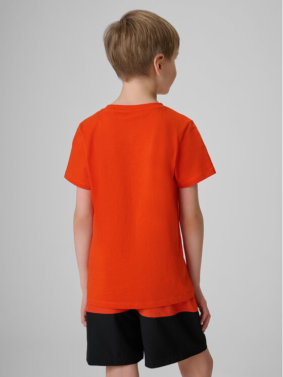 4F 4F T-Shirt BEACHSIDE CHILL Czerwony Loose Fit