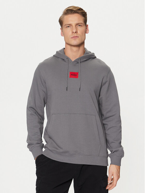 HUGO Mikina Daratschi214 50458700 Sivá Regular Fit