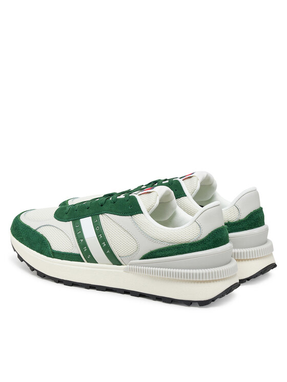 Tommy Jeans Tommy Jeans Sneakersy Tjm Technical Runner Ess EM0EM01537 Zielony