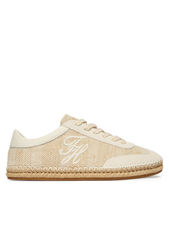 Tommy Hilfiger Tommy Hilfiger Espadrilky Th Heritage Rope Sneaker FW0FW09108 Écru