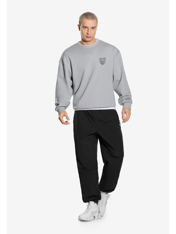 PROSTO. PROSTO. Bluza Shield Szary Oversize