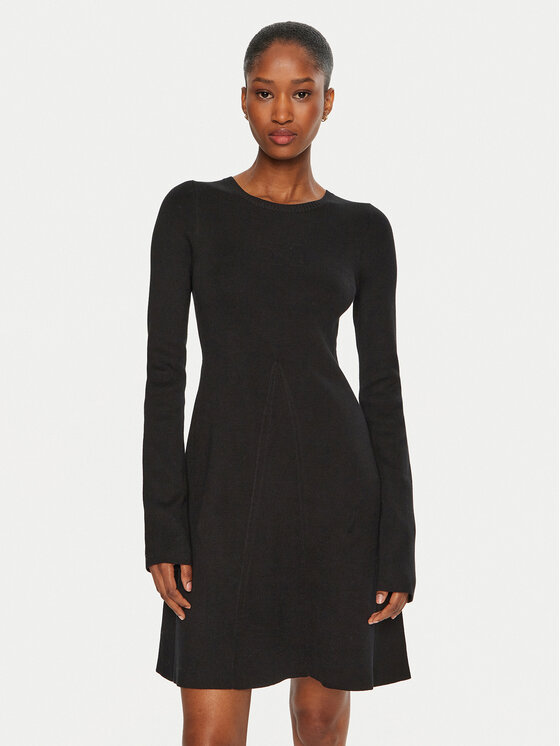 Calvin Klein Jeans Calvin Klein Jeans Rochie tricotată J20J224156 Negru Regular Fit