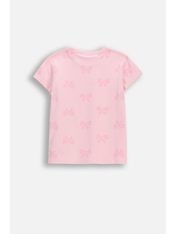 Coccodrillo Coccodrillo T-Shirt WC6143220VGA-033 Różowy Regular Fit