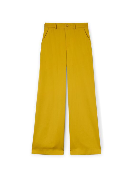 Motivi Motivi Pantaloni di tessuto P232Q003816N005 Giallo Over Fit