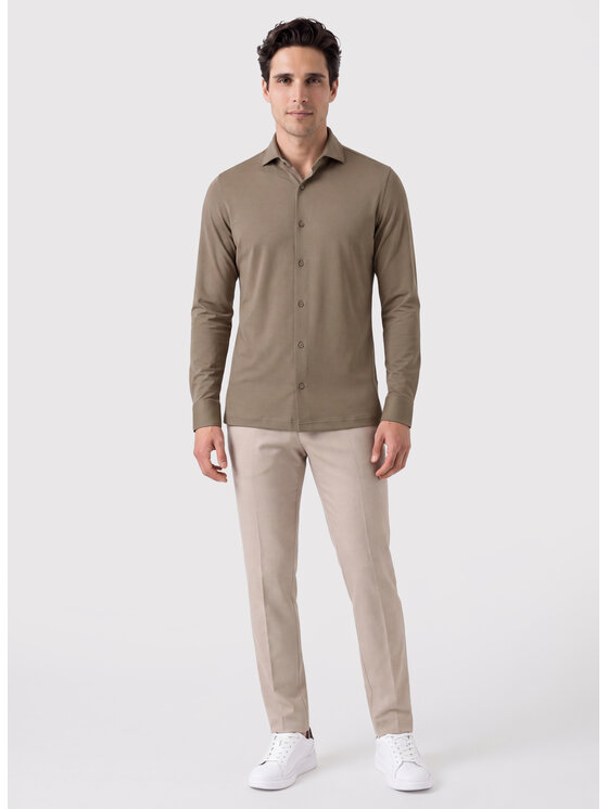Pako Lorente Pako Lorente Koszula P26WF-1X-020 Beżowy Slim Fit