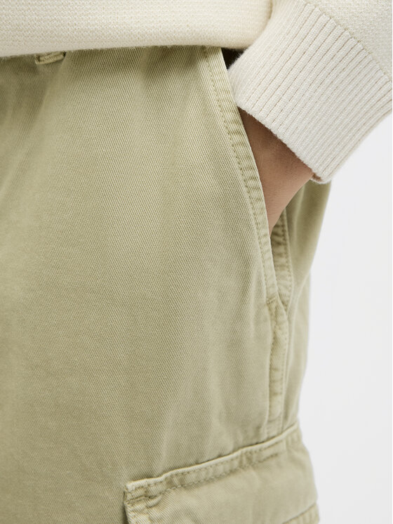 Jack & Jones Junior Jack & Jones Junior Szorty materiałowe Karl 12269498 Beżowy Loose Fit