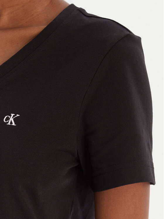 Calvin Klein Jeans Calvin Klein Jeans Tričko Ss Monogram Vnk LV047B205G Čierna Regular Fit