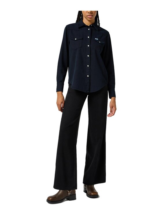 Wrangler Wrangler Jeansy 112356420 Czarny Bootcut Fit