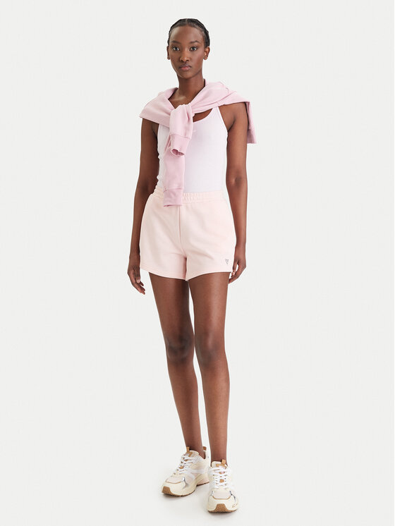 Guess Guess Sportiniai šortai V6GD14 K3090 Rožinė Regular Fit