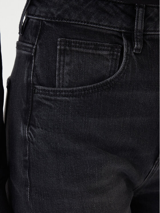 Guess Guess Дънки W2YA21 D4QD1 Черен Mom Fit