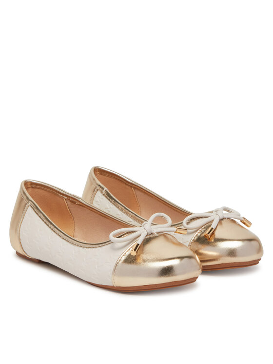 MICHAEL Michael Kors MICHAEL Michael Kors Ballerine Kenya Bow MK01365256 Écru