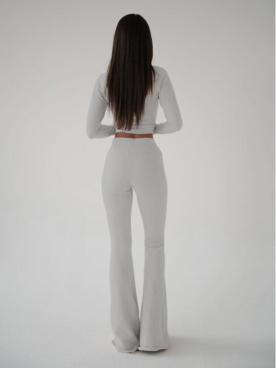 MissDenim MissDenim S dlouhým rukávem Cozy Šedá Second Skin Fit