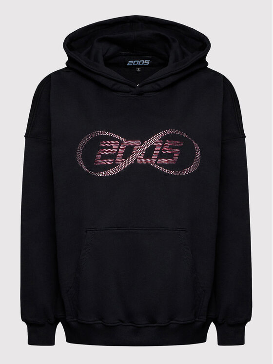 2005 2005 Džemperis Unisex Forever Juoda Regular Fit