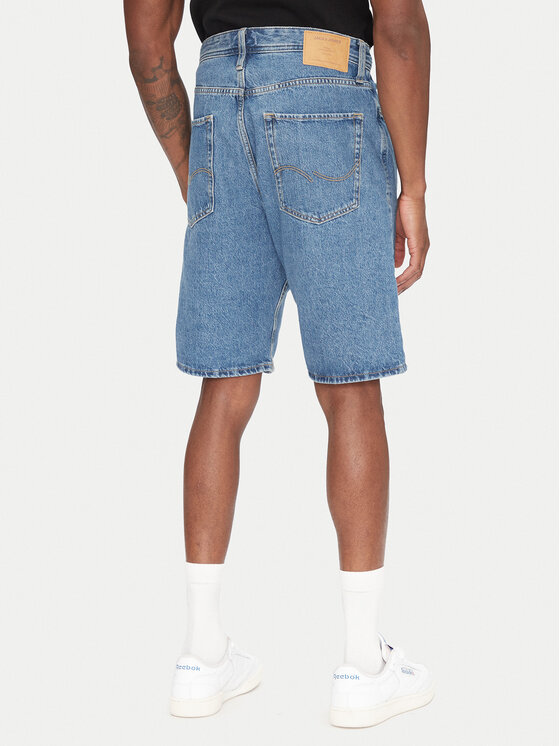 Jack & Jones Jack & Jones Džínové šortky Alex 12269532 Modrá Baggy Fit