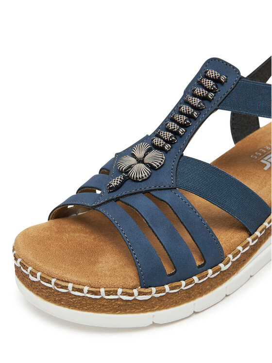 Rieker Rieker Sandalen V1206-14 Dunkelblau
