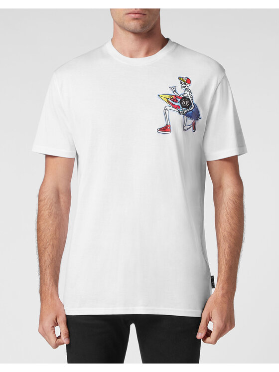 PHILIPP PLEIN PHILIPP PLEIN T-shirt 2147 Bianco Regular Fit