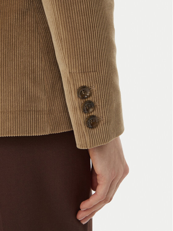 Marella Marella Marynarka 2623046122200 Brązowy jasny Regular Fit