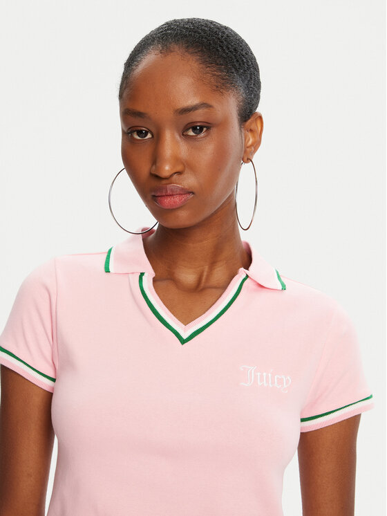 Juicy Couture Juicy Couture Polo majica JCWCT225355 Roza Regular Fit