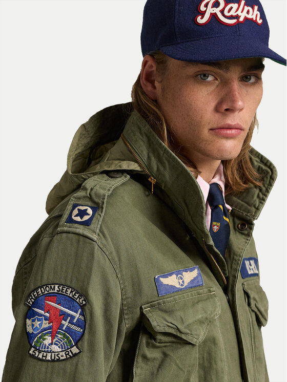 Polo Ralph Lauren Polo Ralph Lauren Kurtka przejściowa 710961616001 Zielony Regular Fit