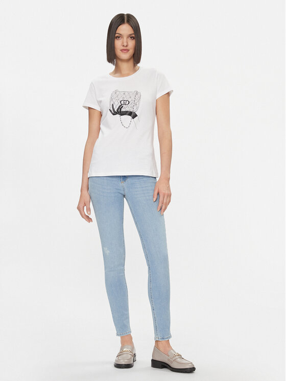 Liu Jo Liu Jo Jeans hlače UXX037 D4811 Modra Skinny Fit
